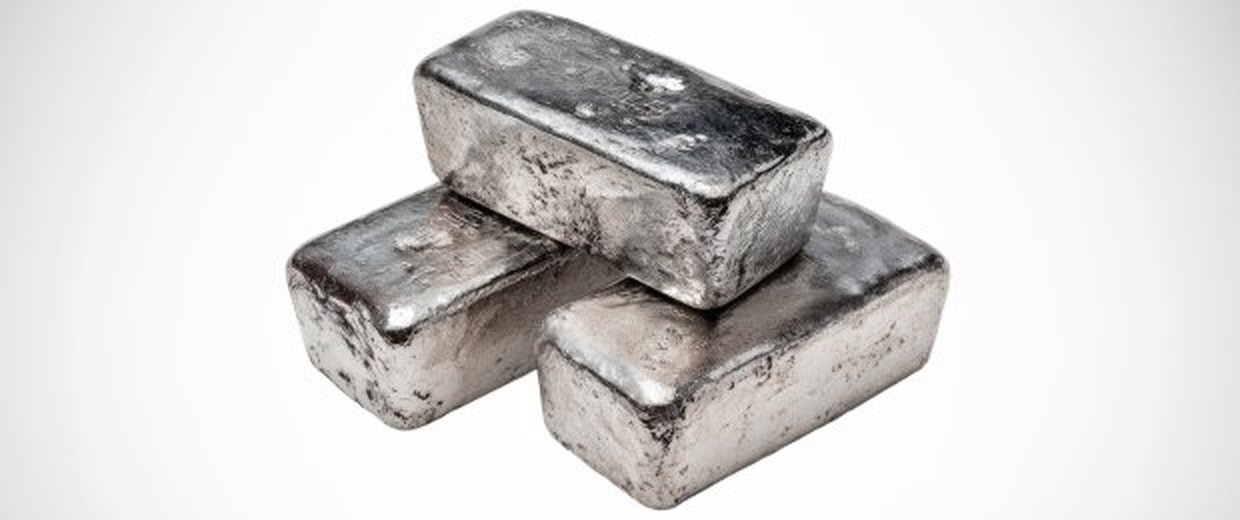 Silver ingots