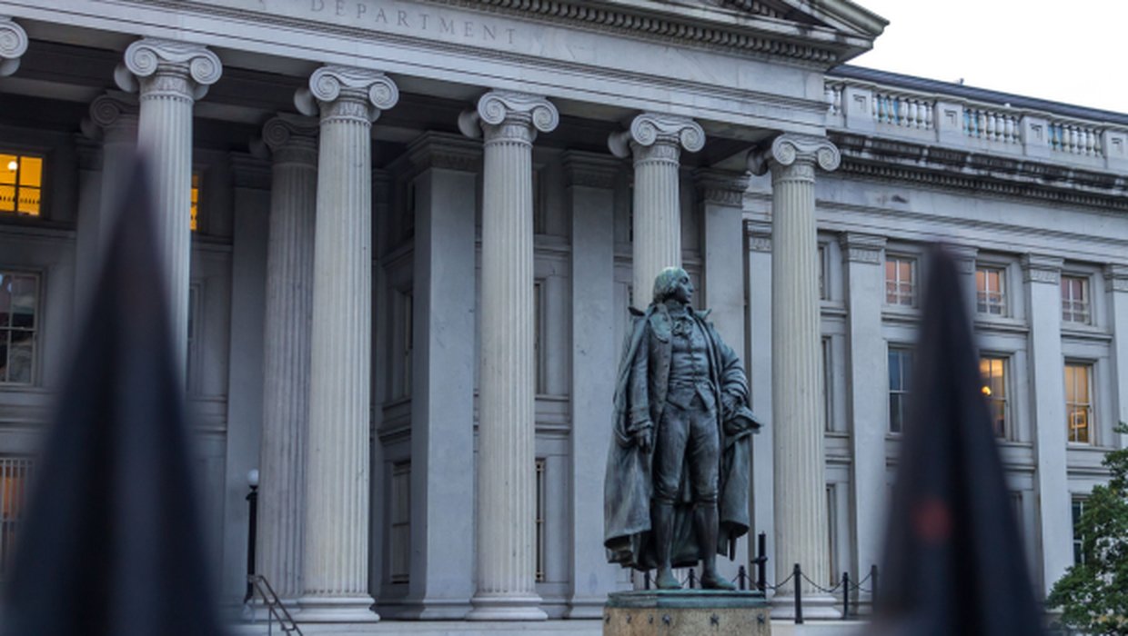 US Treasury Department building